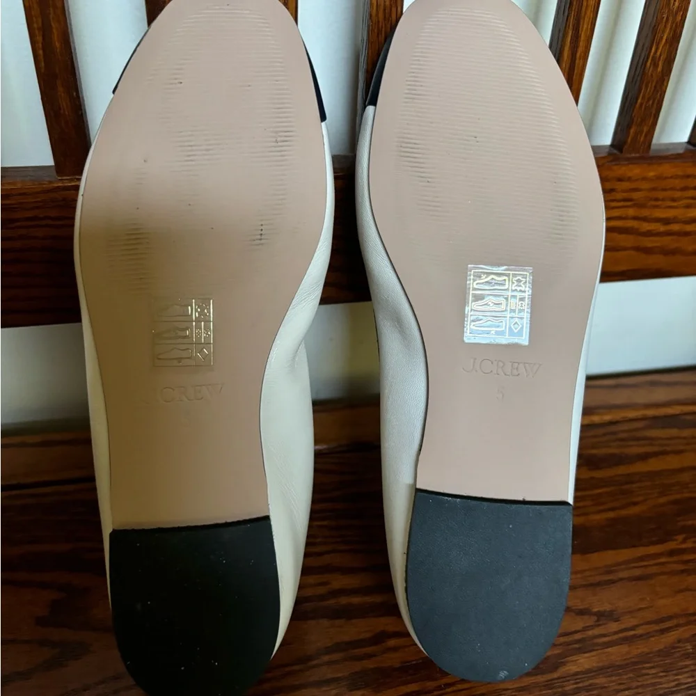 NEW J. Crew Cap Toe Zoe Ballet Flats, Size 5 - Picture 4 of 4